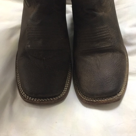 Rockin Leather Buffalo Square Toe Boot - Picture 2 of 5